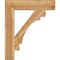 Ekena Millwork Merced Block Rough Sawn Bracket, Western Red Cedar, 6"W x 32"D x 38"H BKT06X32X38MRC05RWR - alternate 4